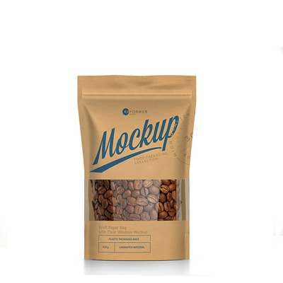 High Barrier Biodegradable Packaging Bags Flat Bottom Multi Layers For Food Packaging
