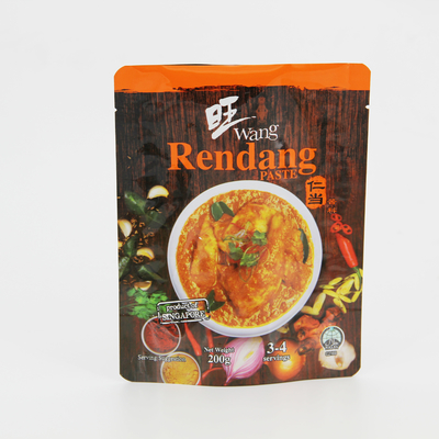 120 Micron Retort Sauce Plastic Packaging High Temperature Cooking Bags