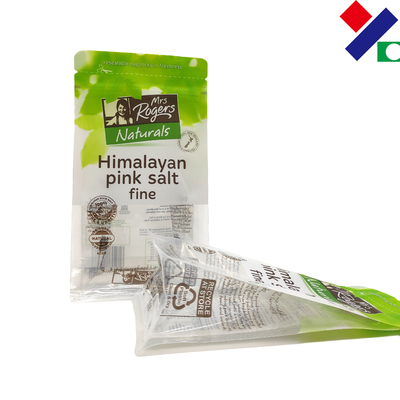 100 Mircon Recyclable Packaging Bags EVOH / PE Stand Up Pouch With Clear Window